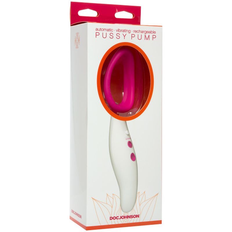 Doc Johnson Automatic Vibrating Pussy Pump - Rechargeable & Hands-Free
