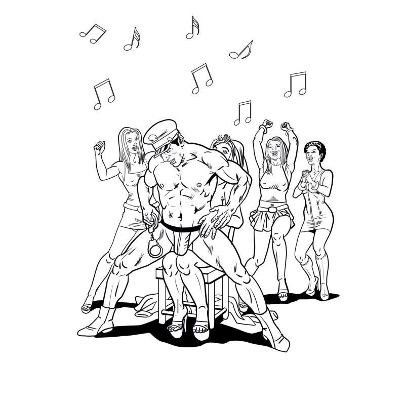 Bachelorette Party Colouring Book - Fun Adult Activity