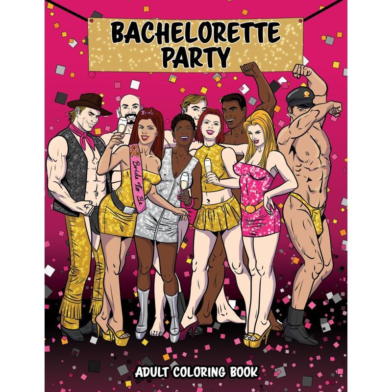 Bachelorette Party Colouring Book - Fun Adult Activity