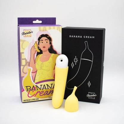 Natalies Toy Box Banana Cream Air Pulse G-Spot Vibrator