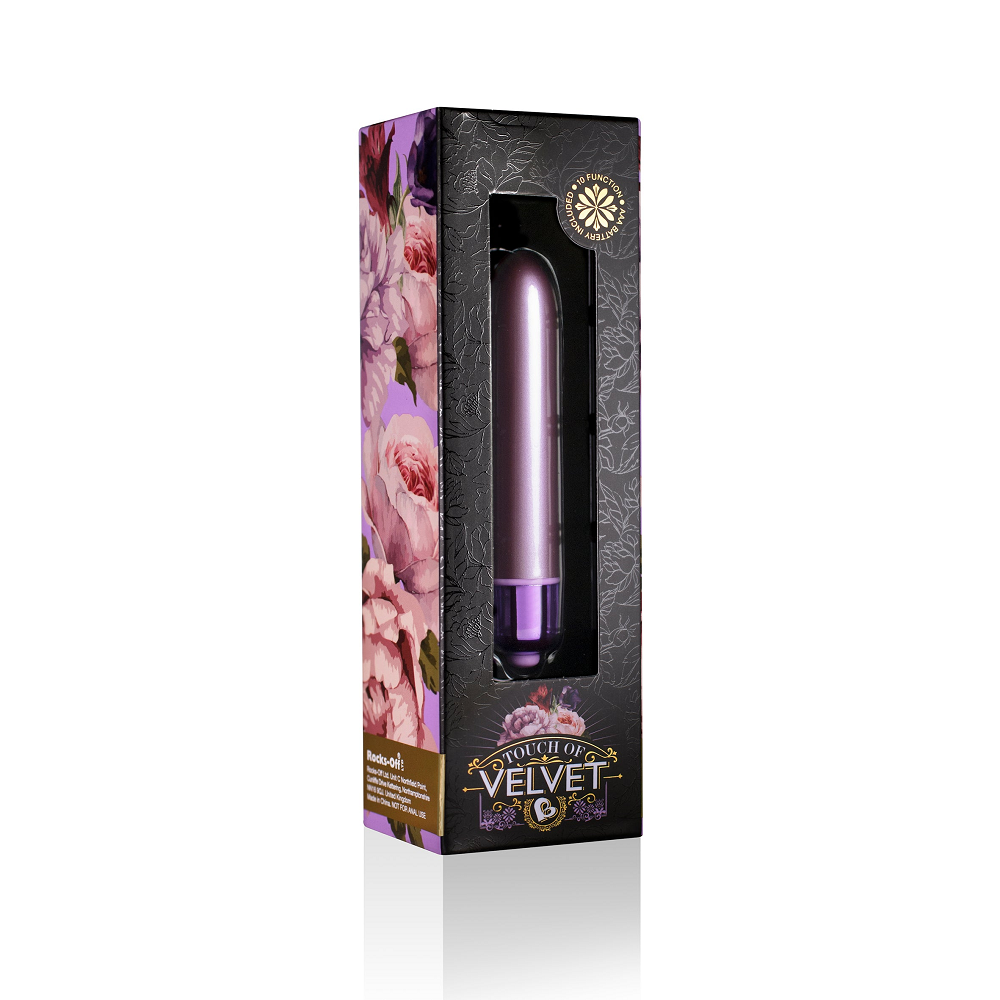 Rocks Off Ro-90 Velvet Touch Vibrator Lilac - 10 Functions Waterproof