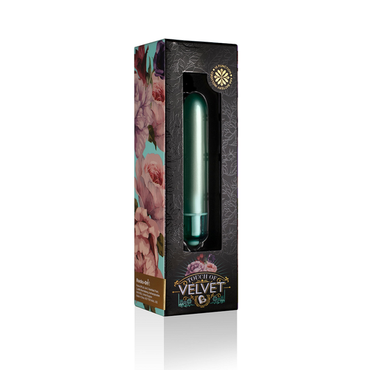 Rocks Off Touch of Velvet Vibrator - Aqua Lily - 10 Functions