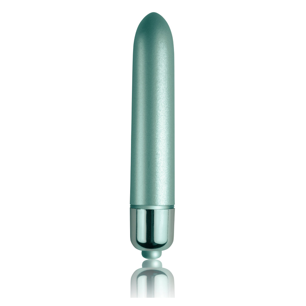 Rocks Off Touch of Velvet Vibrator - Aqua Lily - 10 Functions