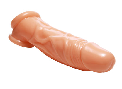 Size Matters Realistic Flesh Penis Enhancer - 8 inches