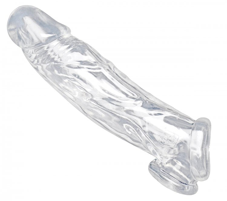 Size Matters Realistic Clear Penis Enhancer - 8 Inches