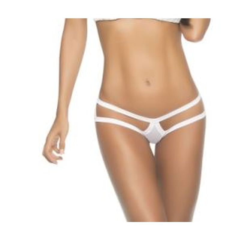 Mapale Cage Panty White - Strappy Design
