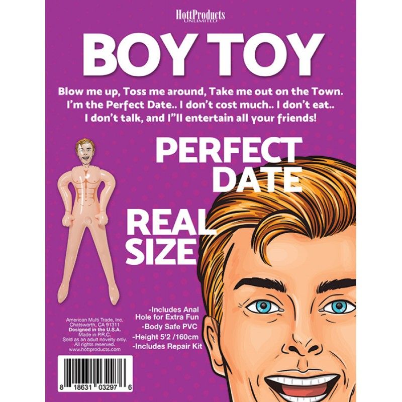 Hott Boy Toy Inflatable Male Sex Doll - 160 cm