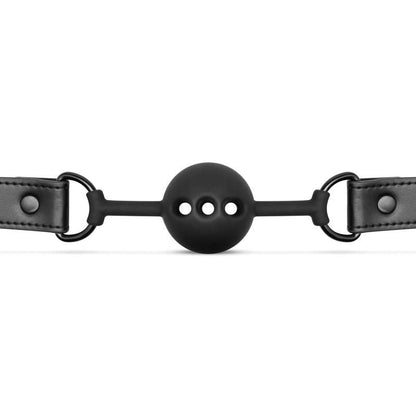 Bedroom Fantasies Breathable Silicone Ball Gag - Black