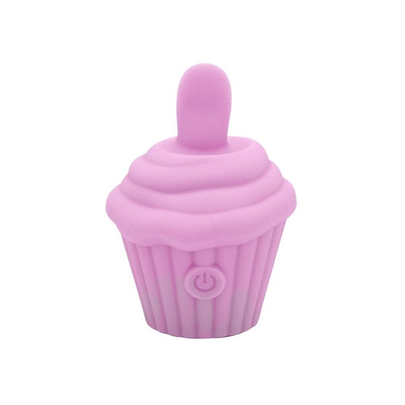 Natalies Toy Box Cake Eater Clit Flicker Stimulator Pink - 10 Flicking Modes