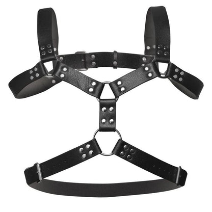 Strict 6 O-Ring Chest Harness - Vegan Leather