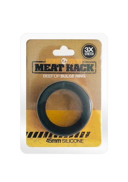 Boneyard Stretchy Silicone Cock Ring - Black