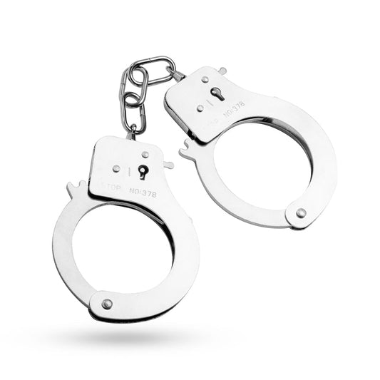 Fetish Metal Handcuffs Silver - Secure and Stylish Restraint
