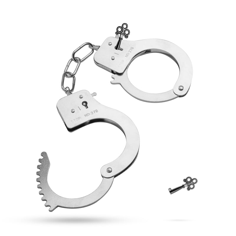 Fetish Metal Handcuffs Silver - Secure and Stylish Restraint