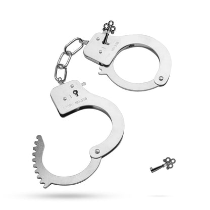 Fetish Metal Handcuffs Silver - Secure and Stylish Restraint