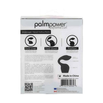 Palmpower Extreme G-Spot Silicone Attachment - Pleasure Cap Black