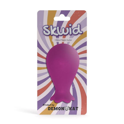 Demon Kat Skwid Clitoral & Nipple Suction Toy - Handheld Silicone Stimulator