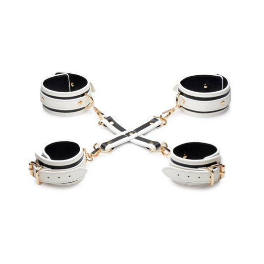 Master Series Kink In The Dark Glowing Hog Tie Set - Fluro Green