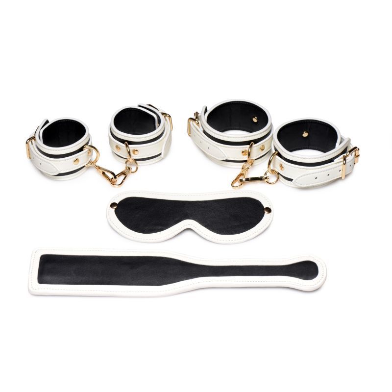 Master Series Kink In The Dark Glowing Bondage Set - Fluro Green