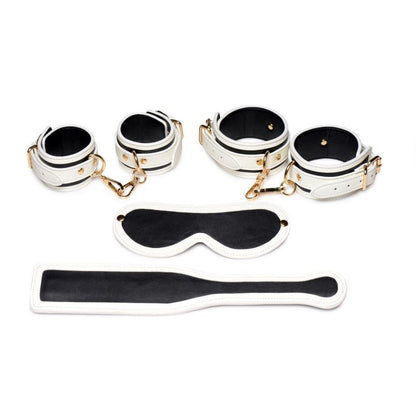 Master Series Kink In The Dark Glowing Bondage Set - Fluro Green