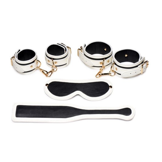 Master Series Kink In The Dark Glowing Bondage Set - Fluro Green