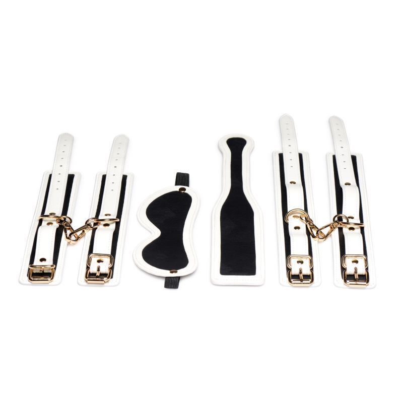 Master Series Kink In The Dark Glowing Bondage Set - Fluro Green