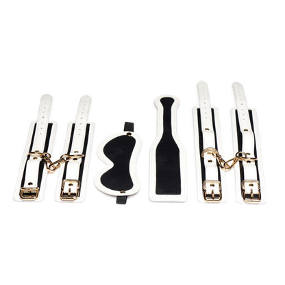 Master Series Kink In The Dark Glowing Bondage Set - Fluro Green