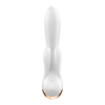 Satisfyer Double Flex App Rabbit Vibrator in White