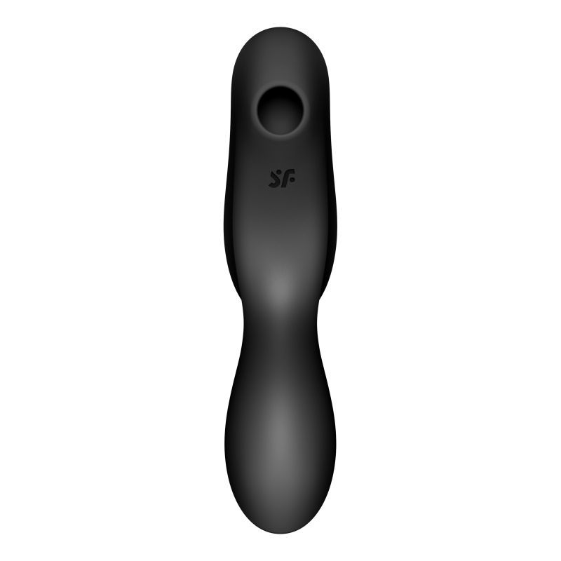 Satisfyer Curvy Trinity 2 - Insertable Air Pulse Vibrator in Black