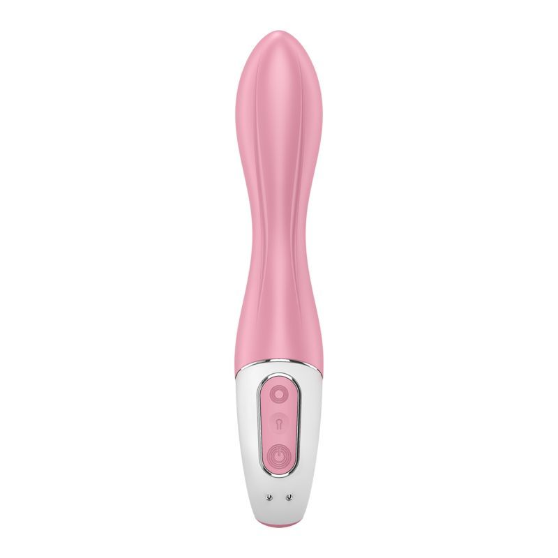 Satisfyer Air Pump Vibrator 2 - Light Red, Inflatable, 12 Vibration Programs