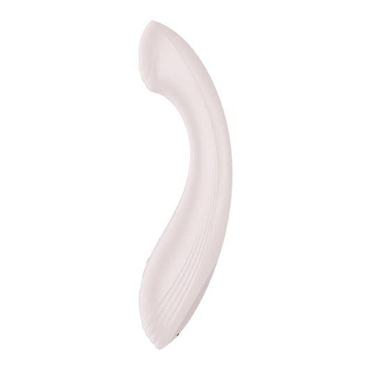 Satisfyer G-Force G-Spot Vibrator - Powerful Beige Silicone