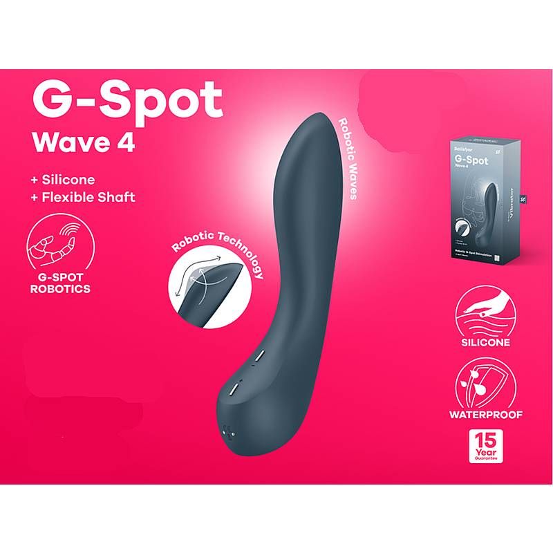 Satisfyer G-Spot Wave 4 - Robotic Stimulation, Waterproof