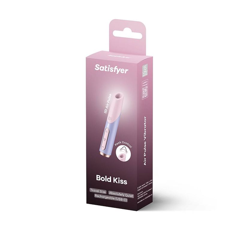 Satisfyer Bold Kiss Clitoral Stimulator - Travel Size