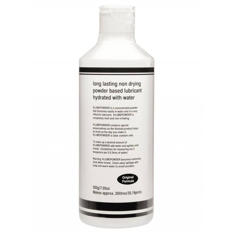 K Lube Powder - 200g for 20 Litres of Water-Based Lubricant
