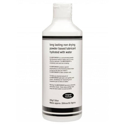 K Lube Powder - 200g for 20 Litres of Water-Based Lubricant