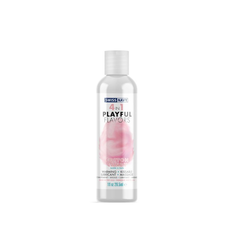 Swiss Navy Cotton Candy 4-In-1 Lubricant 1Oz – Edible & Warming