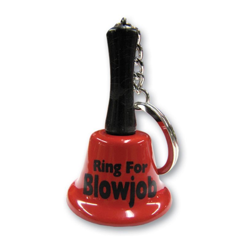 Mini Bell Keychain - Ring For Blow Job Novelty