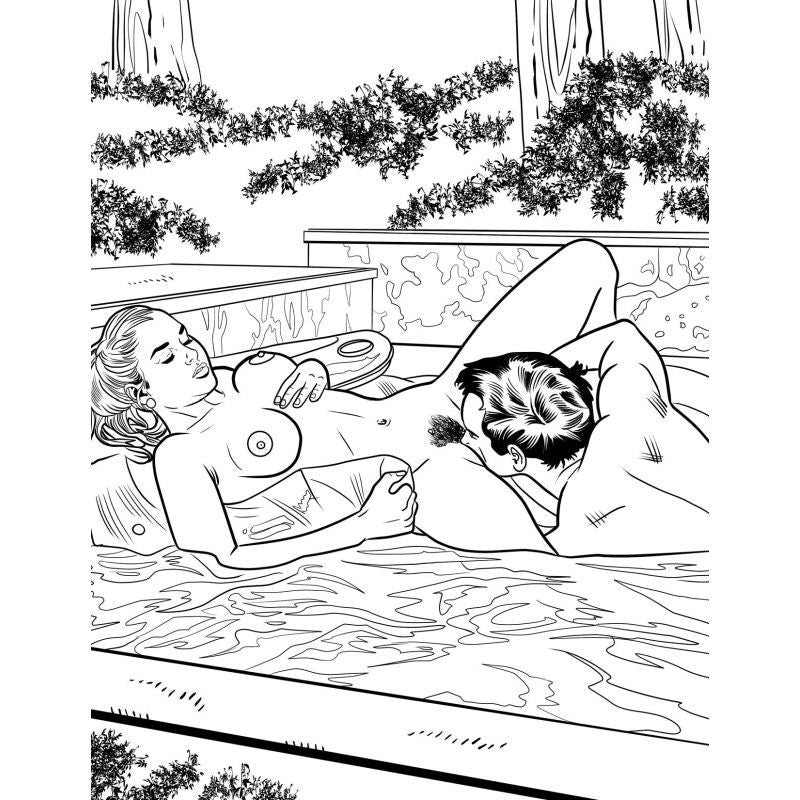 Wood Rocket Oral Sex Colouring Book - 24 Unique Illustrations