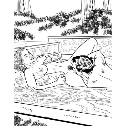 Wood Rocket Oral Sex Colouring Book - 24 Unique Illustrations