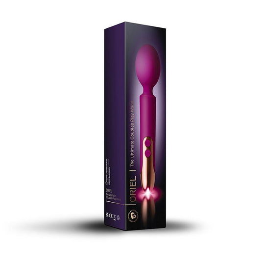 Rocks Off Oriel Rechargeable Wand Massager - Fuchsia