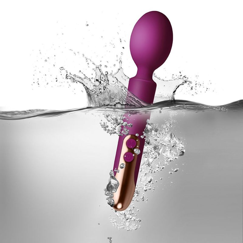 Rocks Off Oriel Rechargeable Wand Massager - Fuchsia