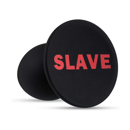 Temptasia Slave Plug Black - Silicone Anal Toy with Tapered Tip