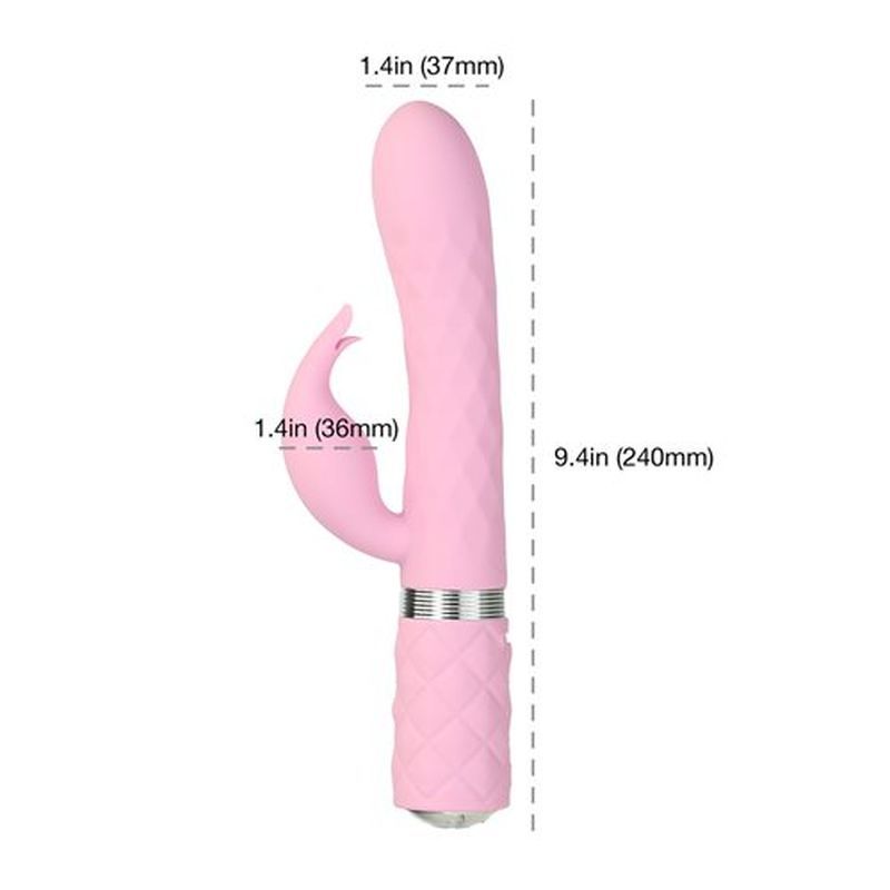 Pillow Talk Lively Dual-Motor Vibrator - Pink