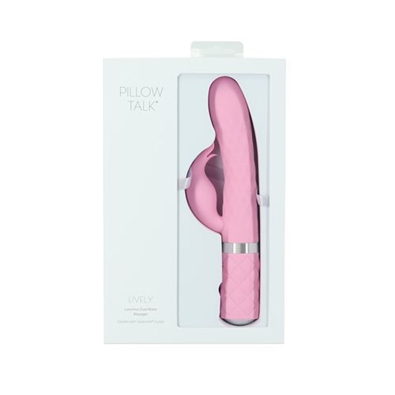 Pillow Talk Lively Dual-Motor Vibrator - Pink