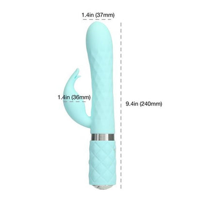 Pillow Talk Lively Dual-Motor Vibrator - Teal