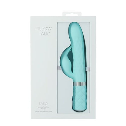 Pillow Talk Lively Dual-Motor Vibrator - Teal