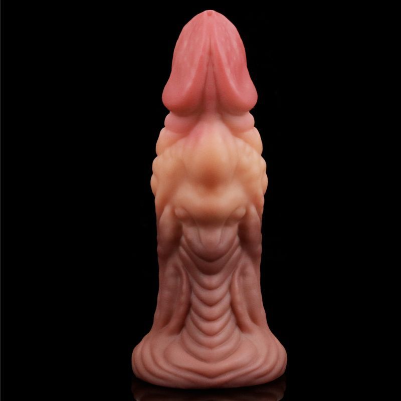 Lovetoy Nature Cock 7In Dual Layer Silicone Dildo
