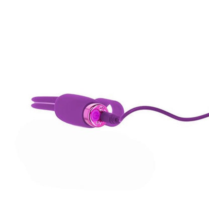 Power Bullet Rechargeable Teasing Tongue Vibrator - Purple
