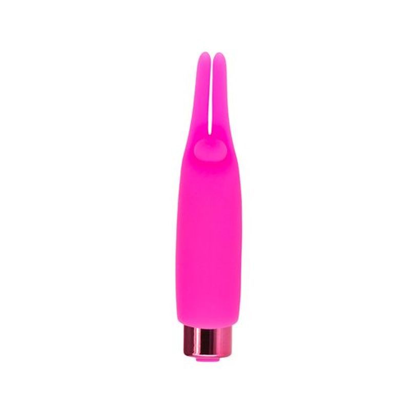 Power Bullet Rechargeable Teasing Tongue Vibrator - Pink