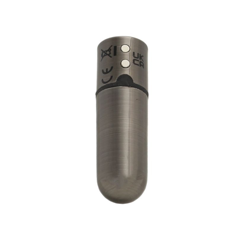 Power Bullet 2.5-Inch Rechargeable Vibrator - Gunmetal