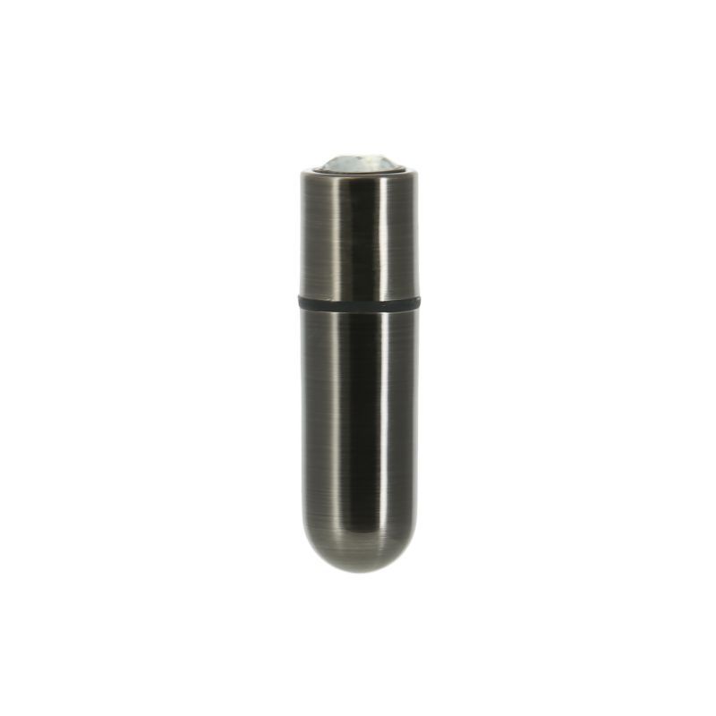 Power Bullet 2.5-Inch Rechargeable Vibrator - Gunmetal